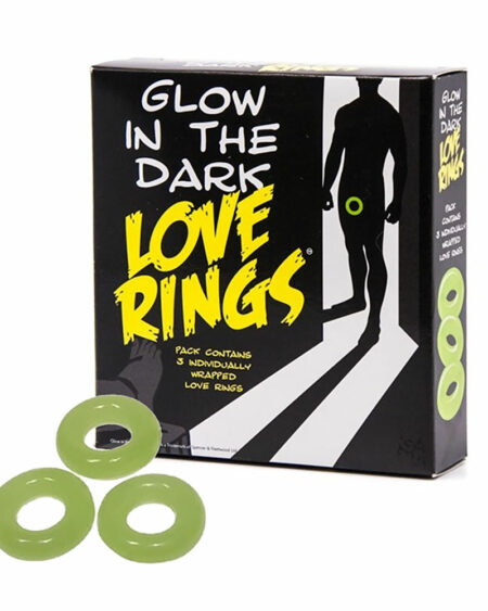 Sextoys Homme Pack 3 Anneaux Phosphorescents Love Rings