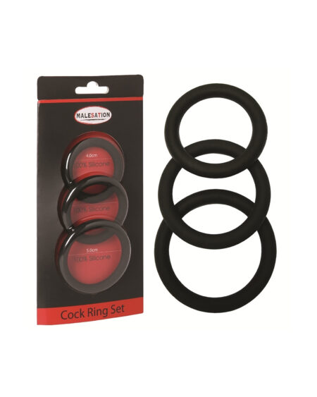 Sextoys Homme Pack 3 Cockring Silicone