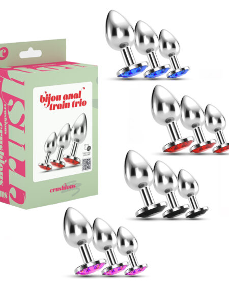 Sextoys Pour Tous Kit 3 Plugs Bijou Anal Train Trio