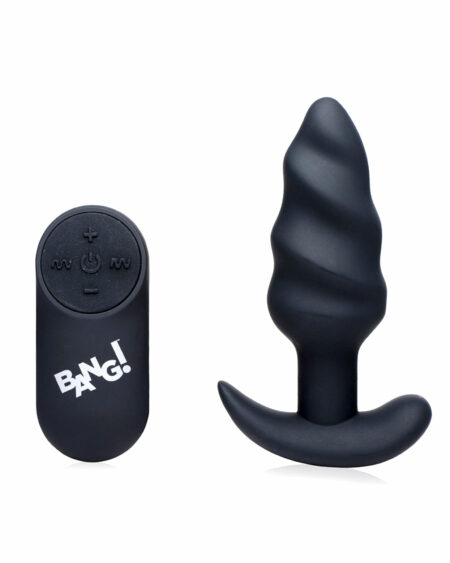 Sextoys Pour Tous Plug Anal Vibrant 21X Swirl Télécommandé