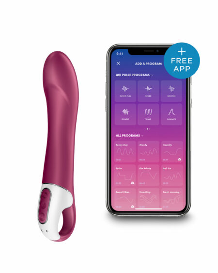 Sextoys Pour Tous Vibromasseur Chauffant Connecté Big Heat