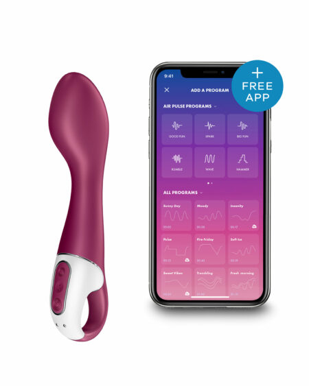 Sextoys Pour Tous Vibromasseur Chauffant Connecté Hot Spot